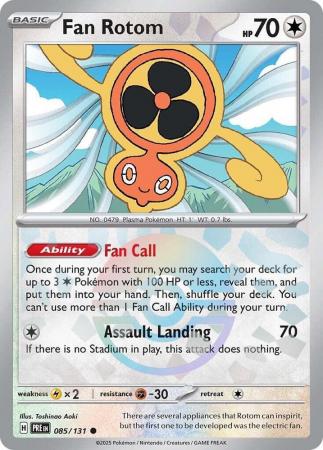 Fan Rotom – 085/131 – Common Pokeball Reverse Holo