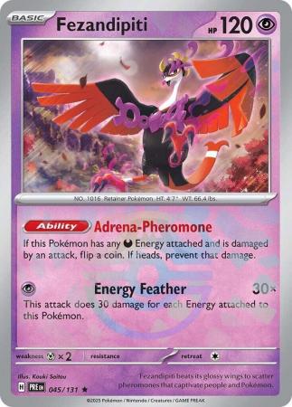 Fezandipiti – 045/131 – Master Ball Reverse Holo Rare