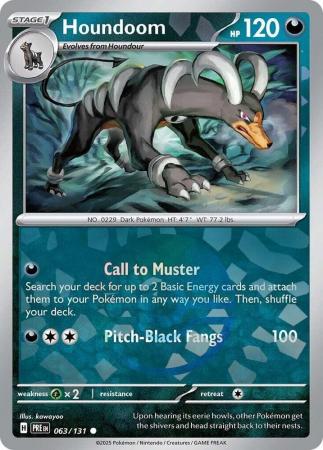 Houndoom – 063/131 – Common Pokeball Reverse Holo
