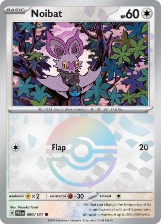 Noibat – 090/131 – Common Pokeball Reverse Holo