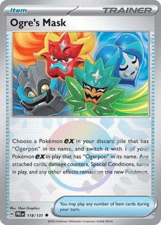 Ogre’s Mask – 118/131 – Uncommon Pokeball Reverse Holo