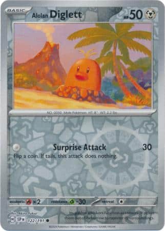 [ESP] Alolan Diglett - 122/191 - Common Reverse Holo
