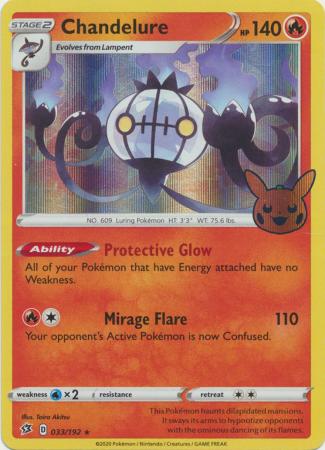 Chandelure – 026/196 – Holo Rare