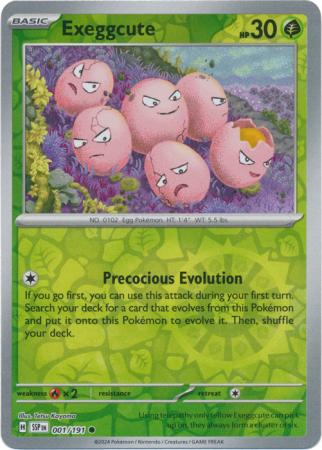 Exeggcute – 001/191 – Common Reverse Holo