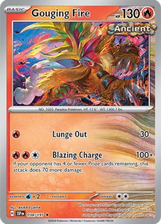 [ESP] Gouging Fire - 038/191 - Holo Rare