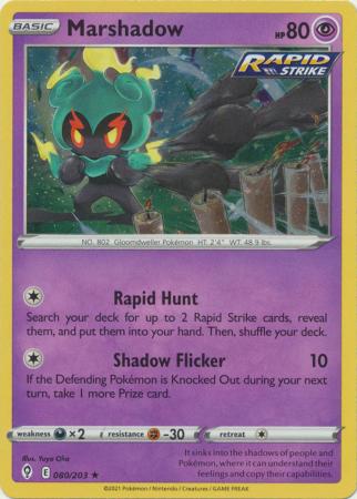 Marshadow – 080/203 – Holo Rare Promo