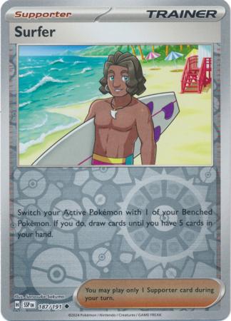 Surfer - 187/191 - Uncommon Reverse Holo