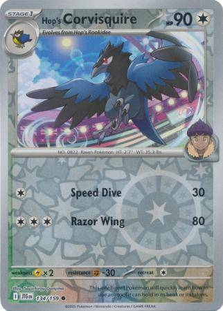Hop's Corvisquire - 134/159 - Common Reverse Holo