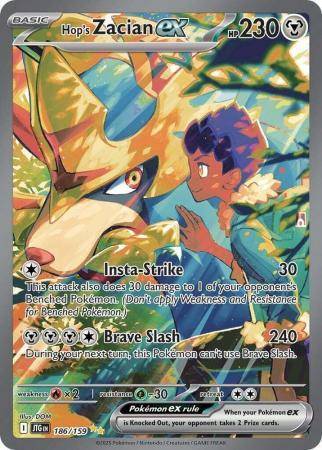 Hop’s Zacian ex – 186/159 – Special Illustration Rare