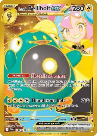 Iono’s Bellibolt ex – 188/159 – Gold Secret Rare