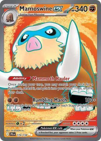Mamoswine ex - 174/159 - Full Art Ultra Rare