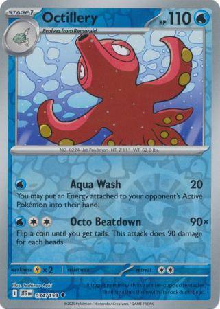 Octillery - 034/159 - Uncommon Reverse Holo