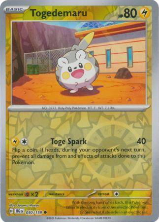 Togedemaru - 050/159 - Common Reverse Holo