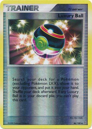 Luxury Ball - 86/100 - Uncommon Reverse Holo