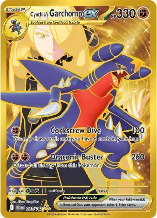 Cynthia’s Garchomp ex – 241/182 – Hyper Rare