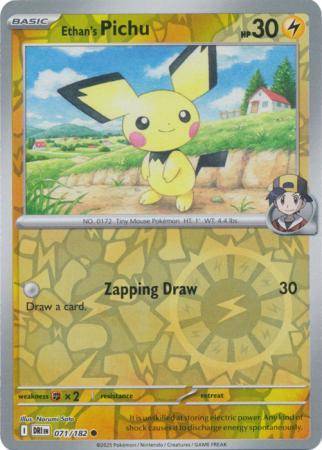 Ethan’s Pichu – 071/182 – Common Reverse Holo