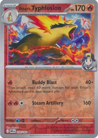 Ethan’s Typhlosion – 034/182 – Reverse Holo Rare
