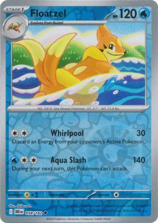 Floatzel – 058/182 – Uncommon Reverse Holo