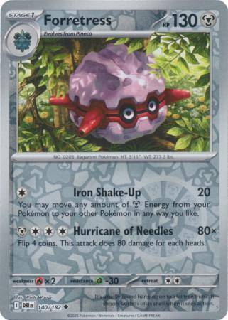 Forretress – 140/182 – Uncommon Reverse Holo