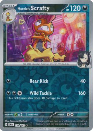 Marnie’s Scrafty – 133/182 – Uncommon Reverse Holo