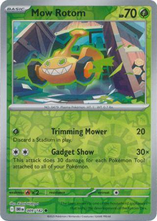 Mow Rotom – 009/182 – Common Reverse Holo