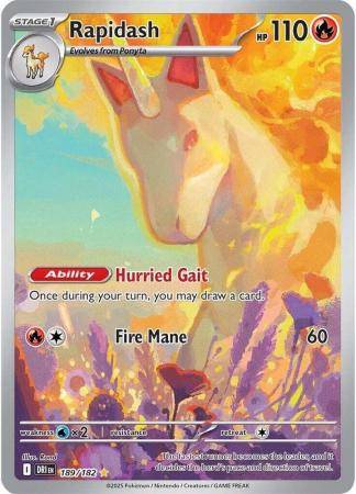 Rapidash – 189/182 – Illustration Rare