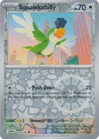 Squawkabilly – 160/182 – Common Reverse Holo