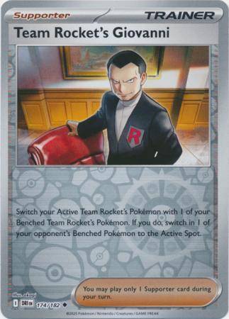 Team Rocket’s Giovanni – 174/182 – Uncommon Reverse Holo