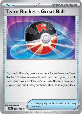 Team Rocket’s Great Ball – 175/182 – Uncommon