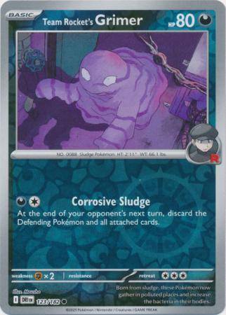 Team Rocket’s Grimer – 123/182 – Common Reverse Holo