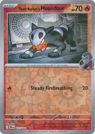 Team Rocket’s Houndour – 037/182 – Common Reverse Holo