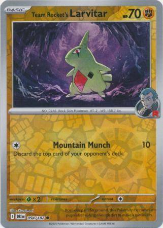 Team Rocket’s Larvitar – 094/182 – Common Reverse Holo