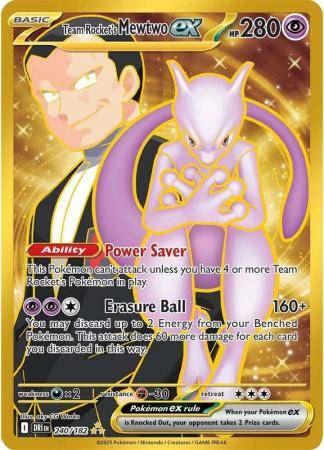 Team Rocket’s Mewtwo ex – 240/182 – Hyper Rare