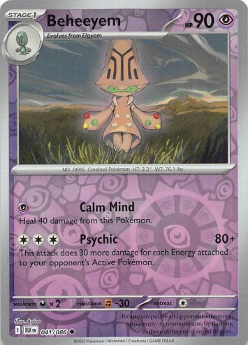 Beheeyem - 041/086 - Uncommon Reverse Holo