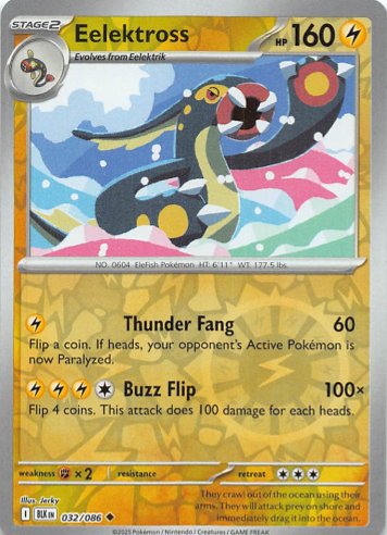 Eelektross - 032/086 - Uncommon Reverse Holo