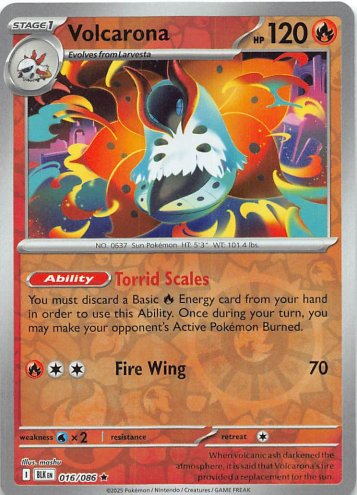 Volcarona - 016/086 - Holo Rare
