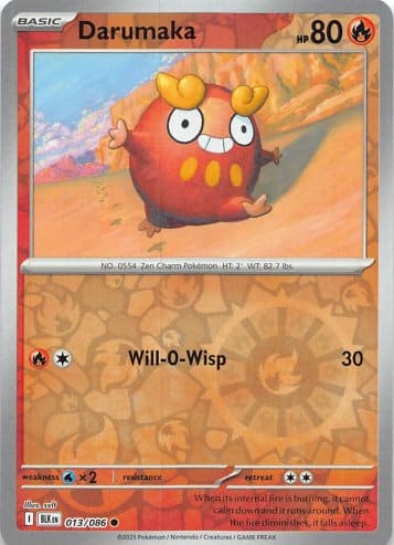 Darumaka - 013/086 - Common Reverse Holo