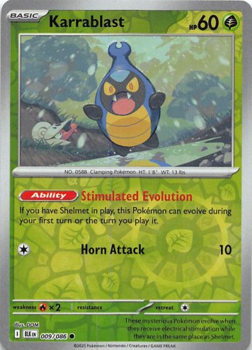 Karrablast - 009/086 - Common Reverse Holo