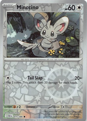 Minccino - 075/086 - Common Reverse Holo