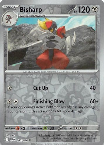 Bisharp - 065/086 - Uncommon Reverse Holo