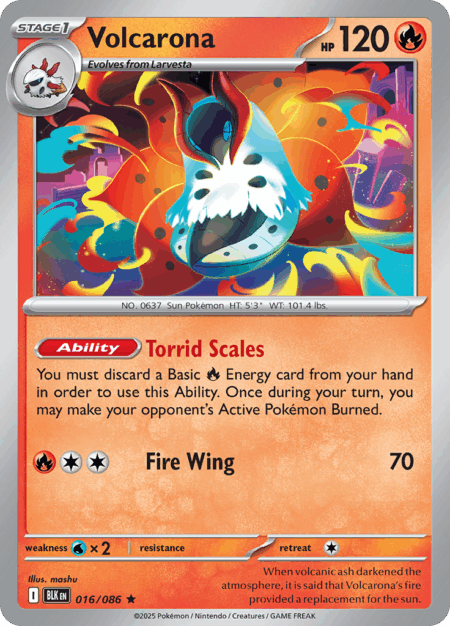 [ESP] Volcarona - 016/086 - Holo Rare