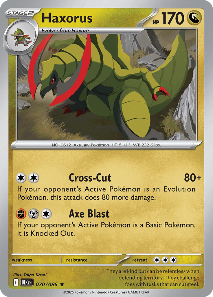 [ESP] Haxorus – 070/086 – Rare