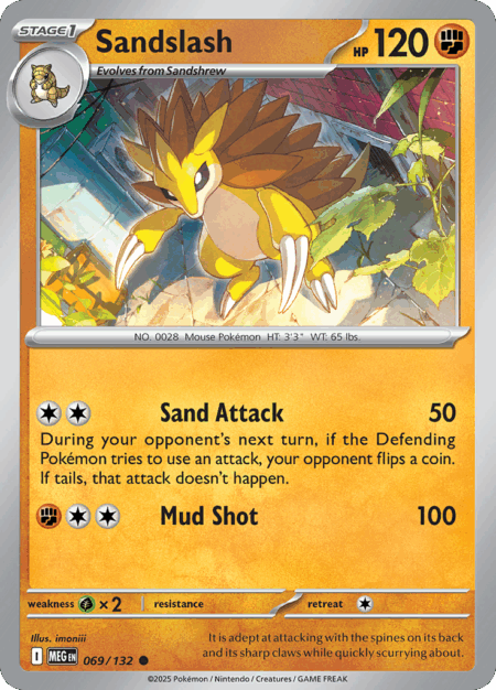 Sandslash - 069/132 - Common