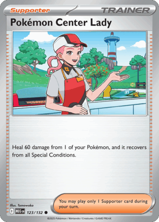 [ESP] Pokémon Center Lady - 123/132 - Common - Playset