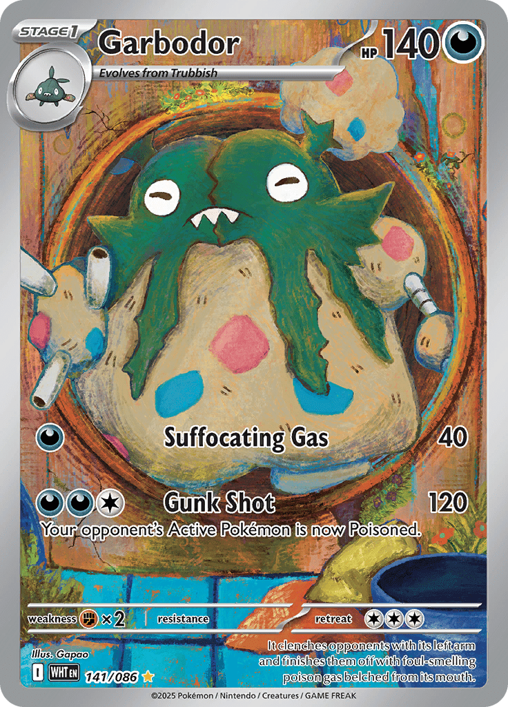 Garbodor – 141/086 – Art Rare
