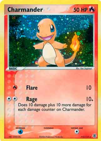 Charmander - 113/112 - Holo Rare