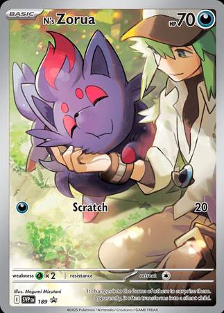 [ESP] Zorua N - SVP189 - Holo Promo Sellado