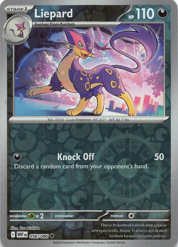 Liepard - 056/086 - Uncommon Reverse Holo