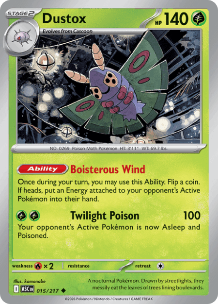 Dustox Uncommon 015/217
