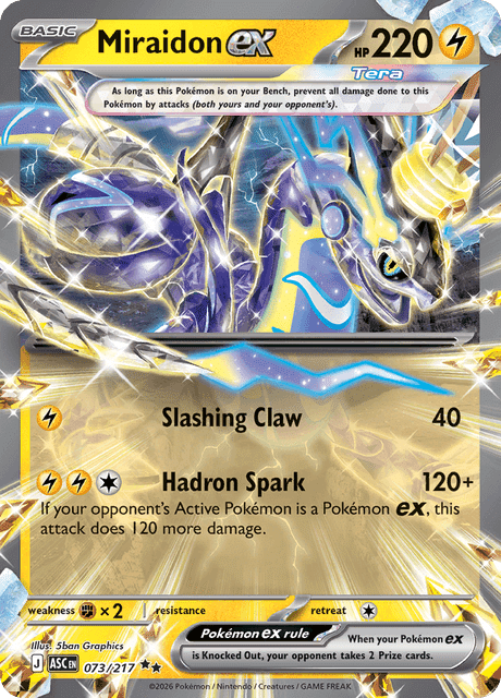 Miraidon ex Double Rare 073/217